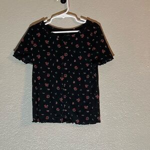 Girls floral shirt